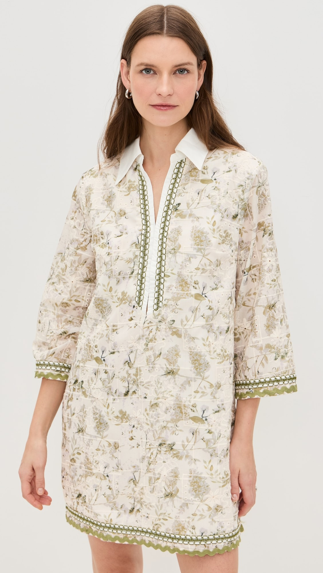Floral Embroidery Mini Dress | Shopbop