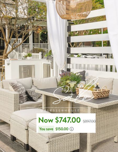 ✨Our outdoor sectional is on SALE!

Better home and gardens outdoor furniture, Walmart, sectional 



#LTKsalealert