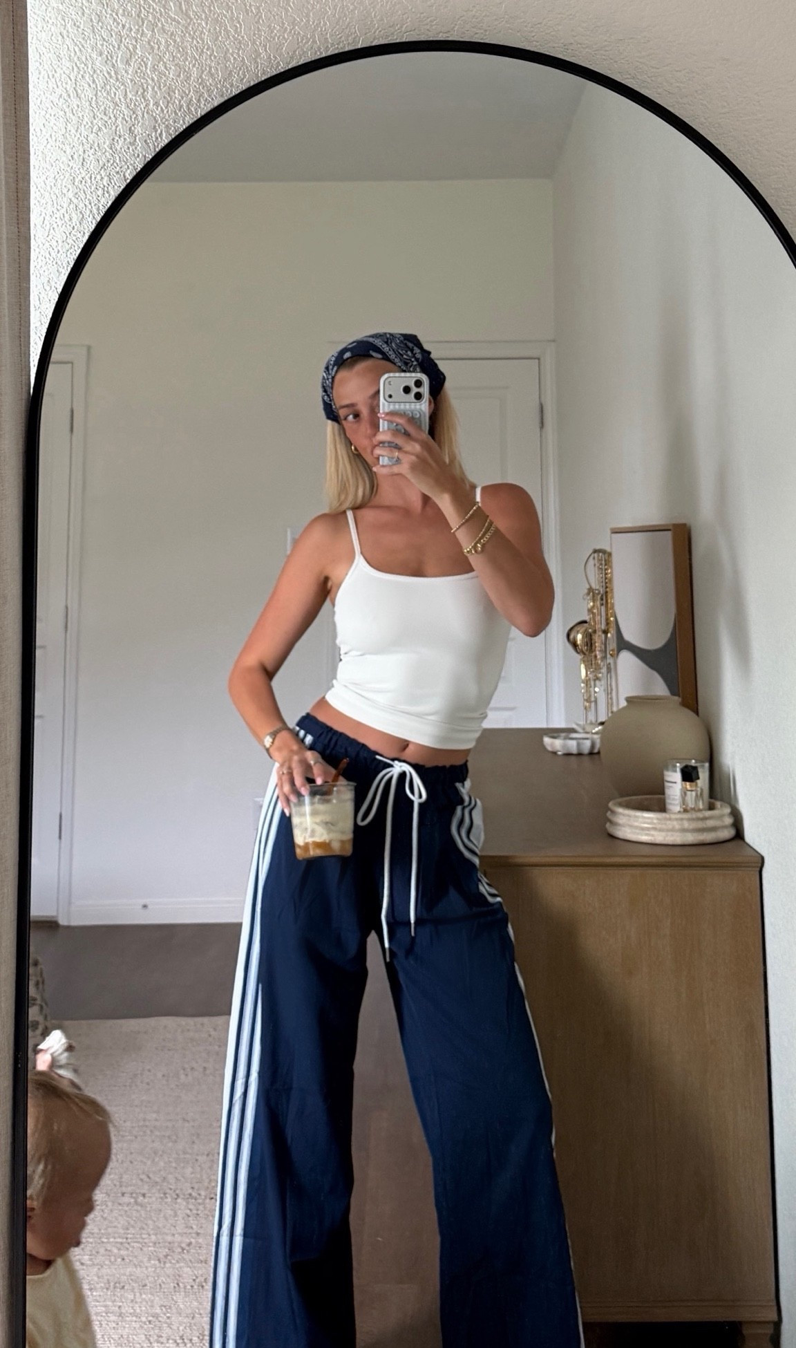 Free people jogger dupe wearing size S