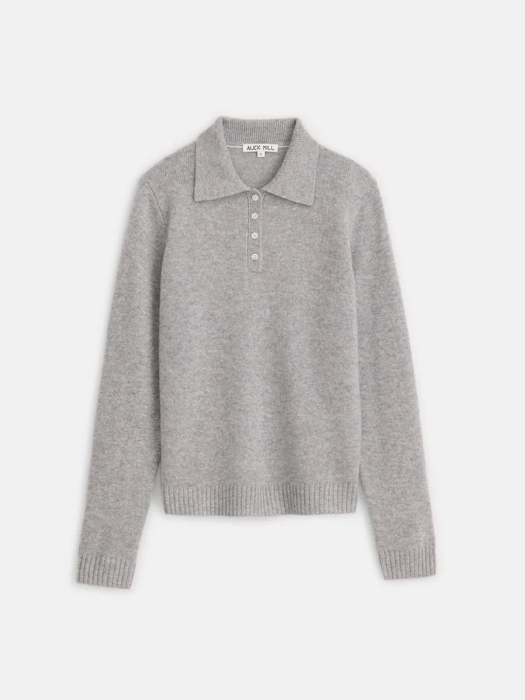 Cashmere Alice Polo Sweater | Alex Mill