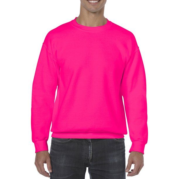 Gildan Men's and Big Men's Heavy Blend Crewneck Sweatshirt, up to Size 3XL | Walmart (US)