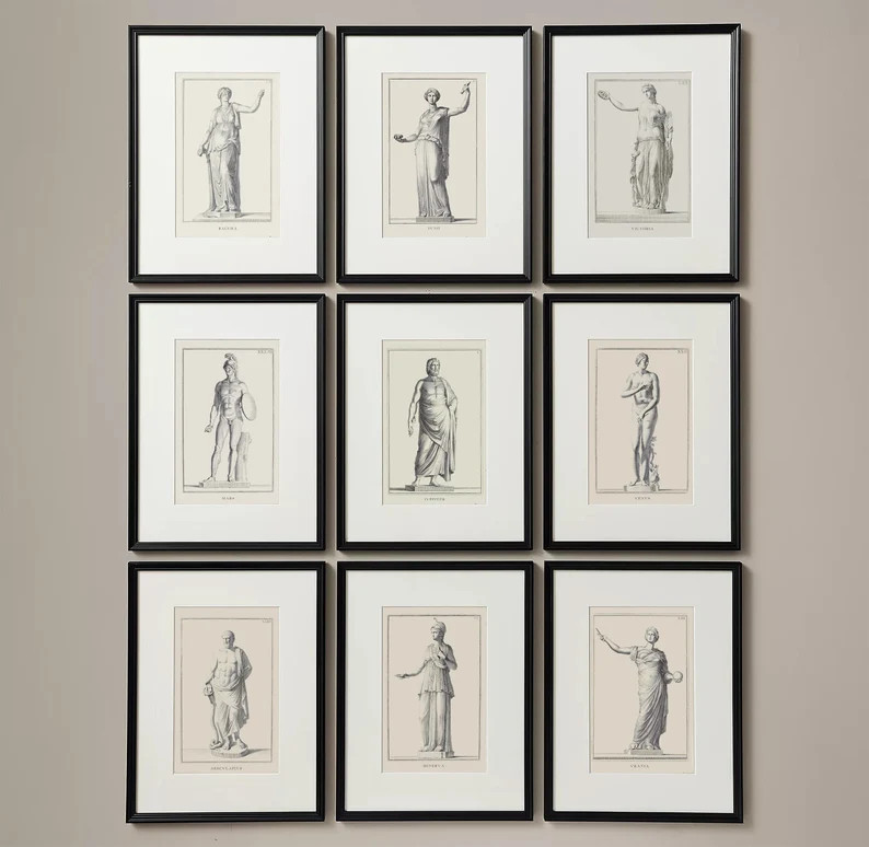 Vintage Architecture Art Prints for Grandmillennial Decor, Architecture Wall Art,  Antique Archit... | Etsy (US)