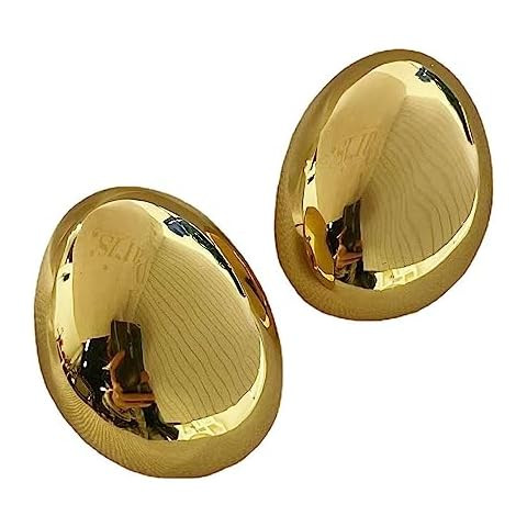 Apsvo Chunky Gold/Silver Hoop Earrings for Women, Statement Earrings Hypoallergenic Gold Plated E... | Amazon (US)