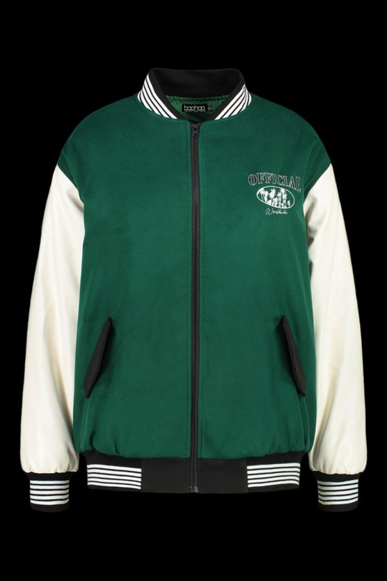 Plus Official College-Jacke | Boohoo.com (DE)