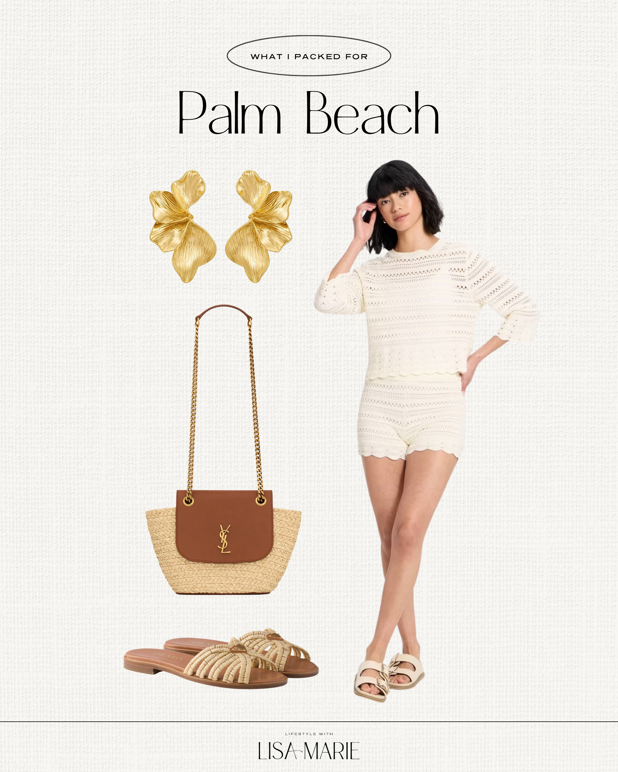 What I packed for Palm Beach! Resortwear and vacation wear for spring and summer. Designer purses and shoes. Statement earrings. Matching sets. Elevated casual outfits.

 

#LTKTravel #LTKPetite #LTKSeasonal