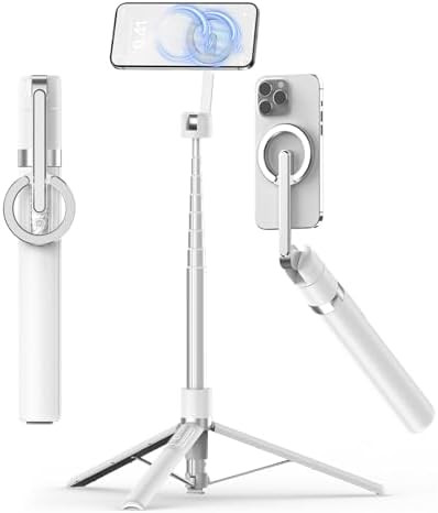 TONEOF 68" Magnetic Selfie Stick Tripod with Aluminum Strong Magnetic Holder for Magsafe, 360° R... | Amazon (US)