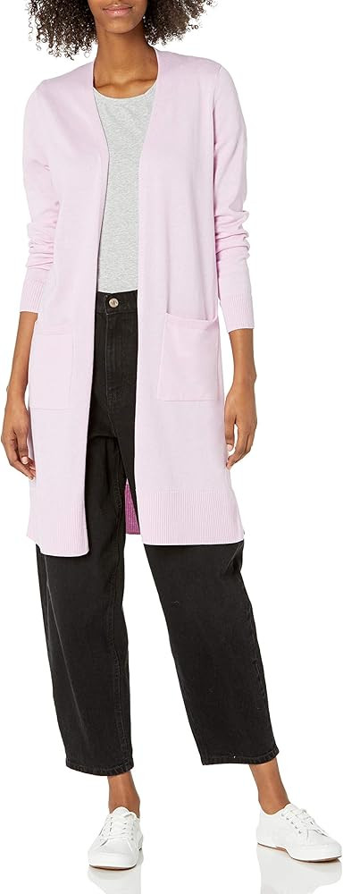 Amazon Essentials Women's Lightweight Longer Length Cardigan Sweater (Available in Plus Size) | Amazon (US)