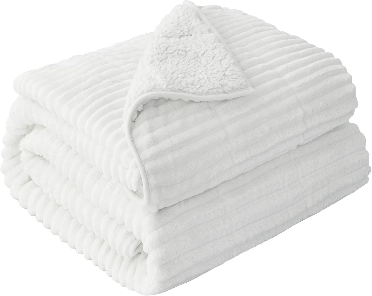 Pawque Sherpa Fleece Weighted Blanket Queen Size 20lbs for Adult, Thick Fuzzy Weighted Throw with... | Amazon (US)