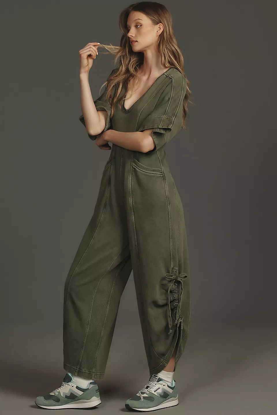 Daily Practice by Anthropologie Horizon Wide-Leg Jumpsuit: Short-Sleeve Edition | Anthropologie (US)