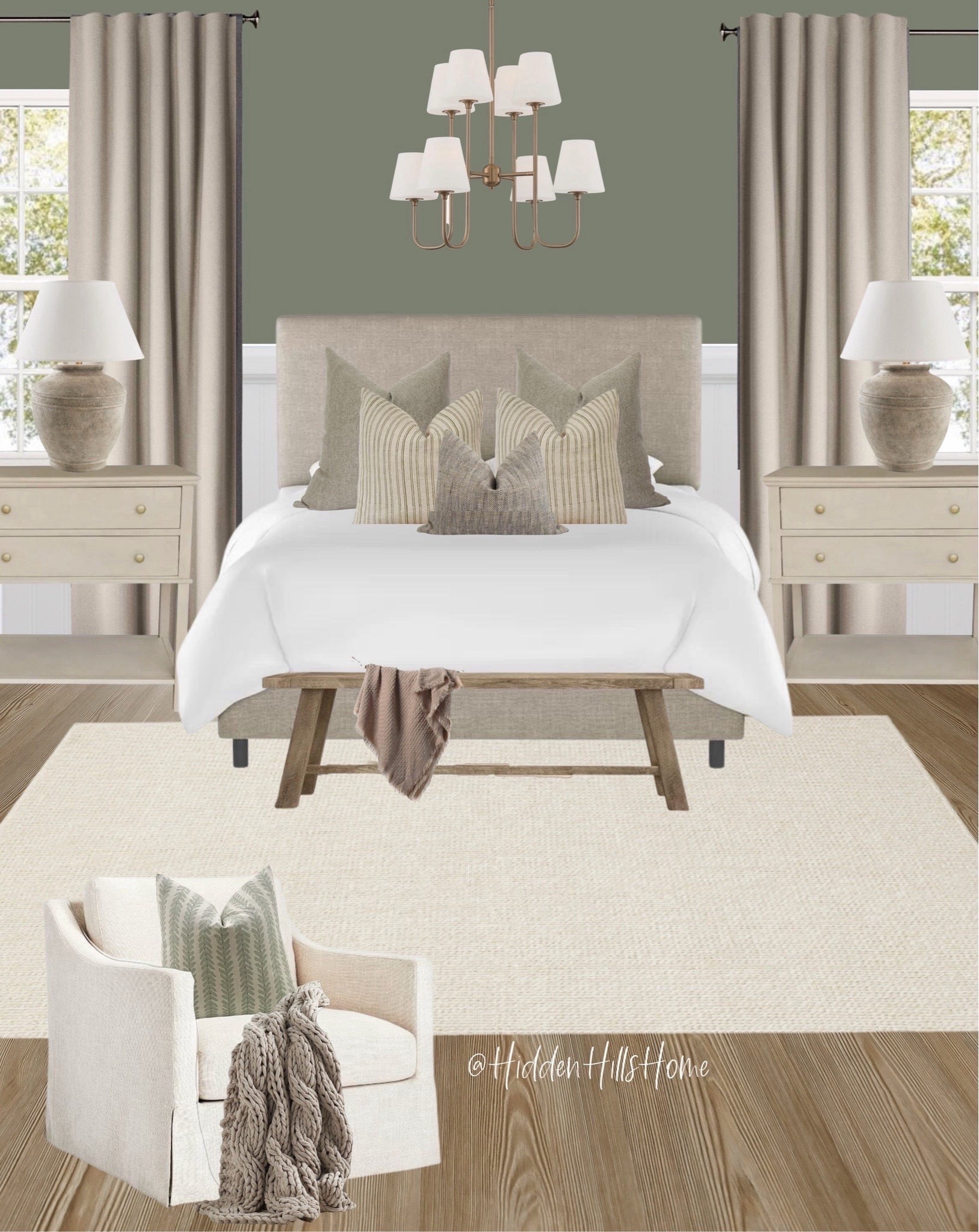 Master bedroom mood board, primary bedroom design ideas, green bedroom mood board, bedroom decor, bed #homedecor



#LTKSaleAlert #LTKHome