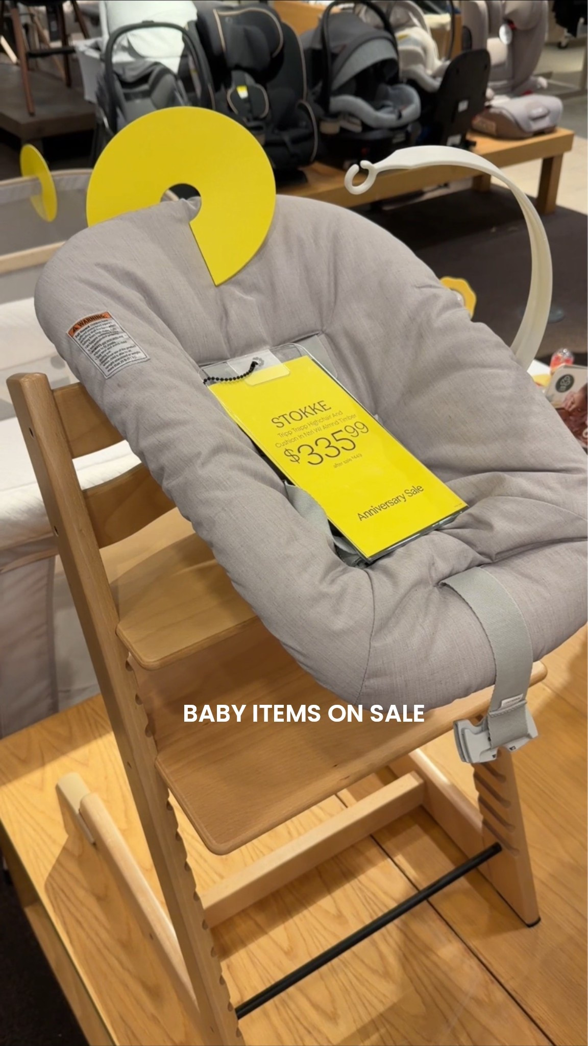 we registered and got the tripp trapp high chair for baby! My sister has these for her two boys since birth (they’re older now) and they’ve kept SO well, can grow with baby. Linking some other favorites on sale or items that are highly talked about. 

We got the Nuna mixx next stroller + pippa aire RX car seat (color biscotti) and the Nia travel stroller. Obviously we have not used these in life YET, but sharing and linking!

#LTKSaleAlert #LTKKids #LTKmomlife