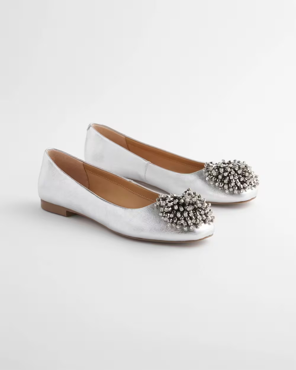 Omega Beaded Ballet Flats | Chico's