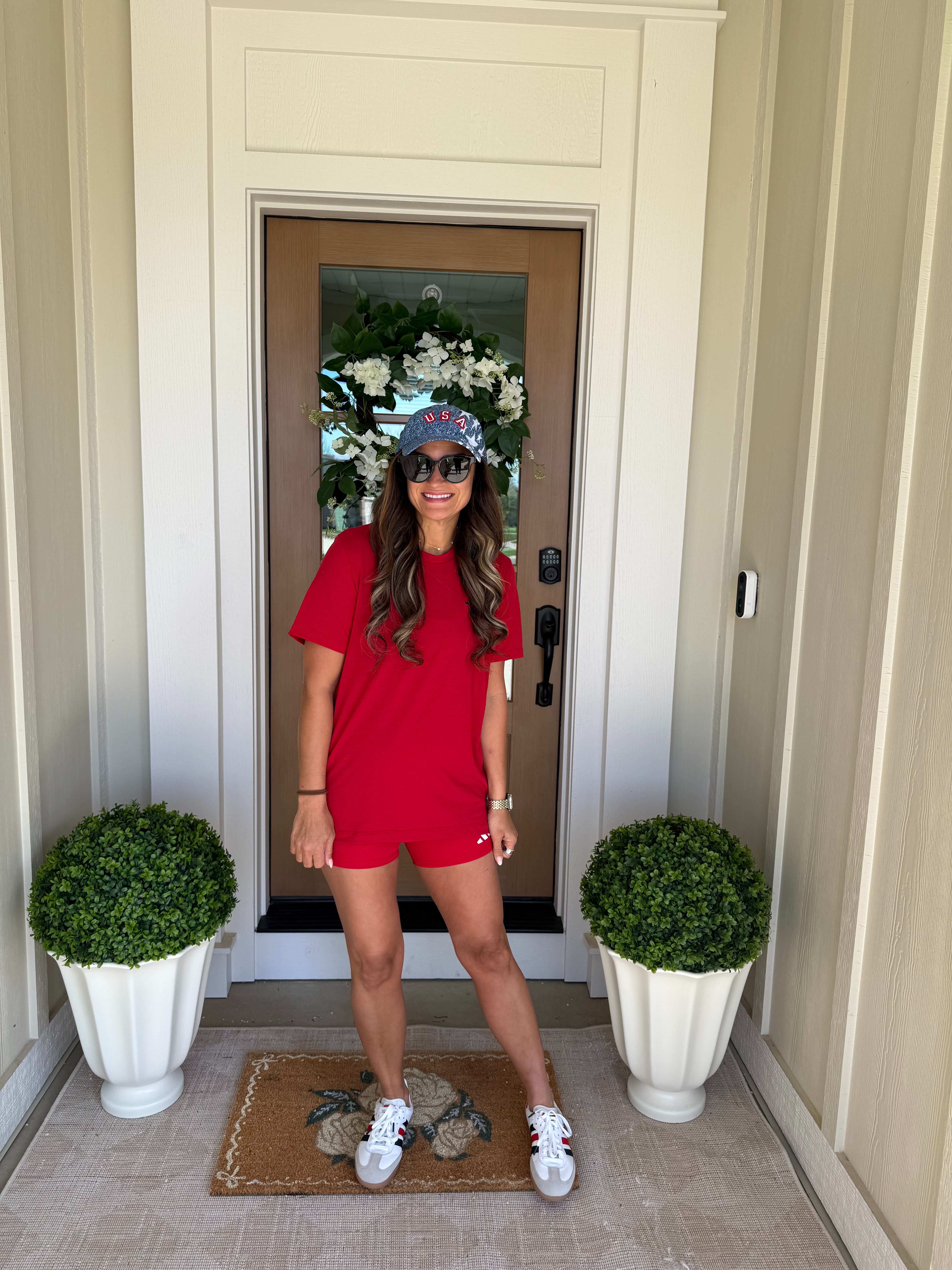 Patriotic look from @adidas #createdwithadidas #adidaspartner  

 