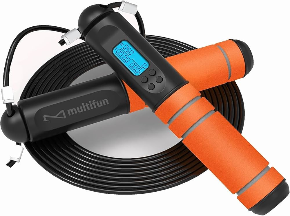 Jump Rope, multifun Speed Skipping Rope with Calorie Counter, Adjustable Digital Counting Jump Ro... | Amazon (US)