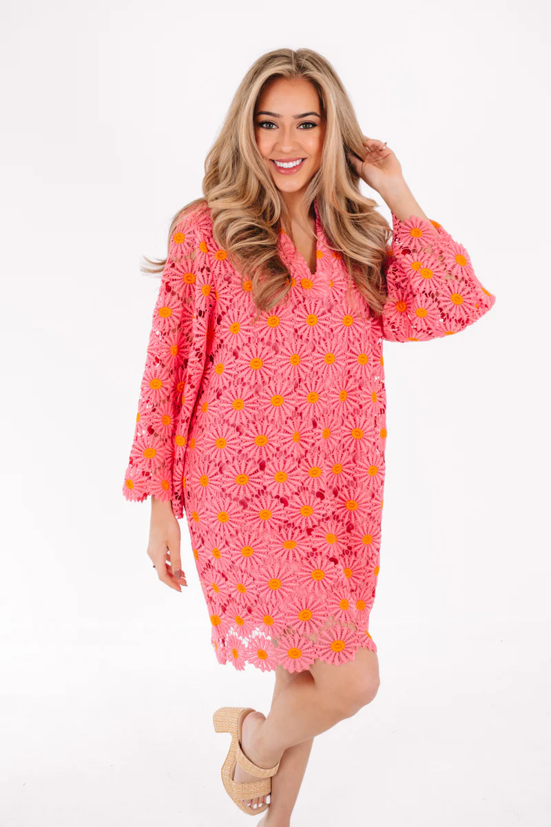 The Lele Dress - Pink/Orange | The Impeccable Pig