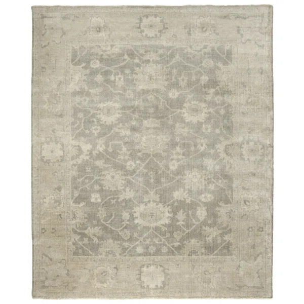 Oushak Hand Knotted Wool Oriental Rug | Wayfair North America