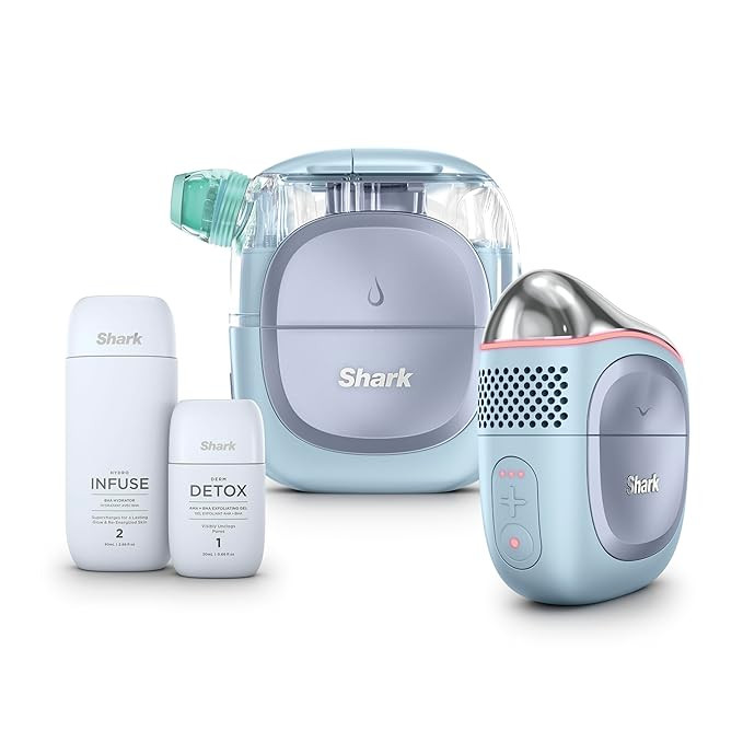 Shark FacialPro Glow at-Home Hydro-Powered Facial System with DePuffi Hot & Cold Therapy – Prof... | Amazon (US)