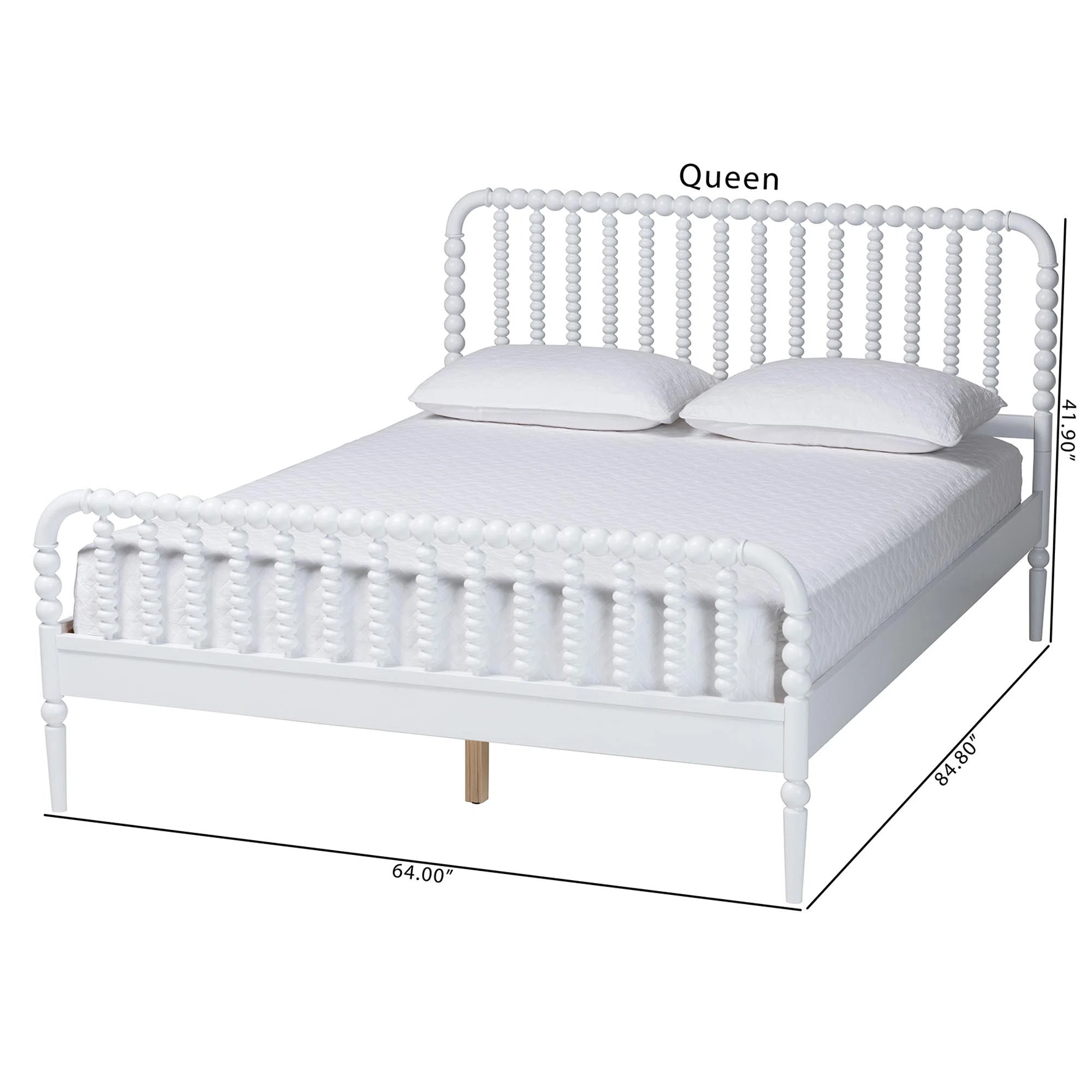 Lucera Mid-Century Bobbin Bed | Wayfair North America