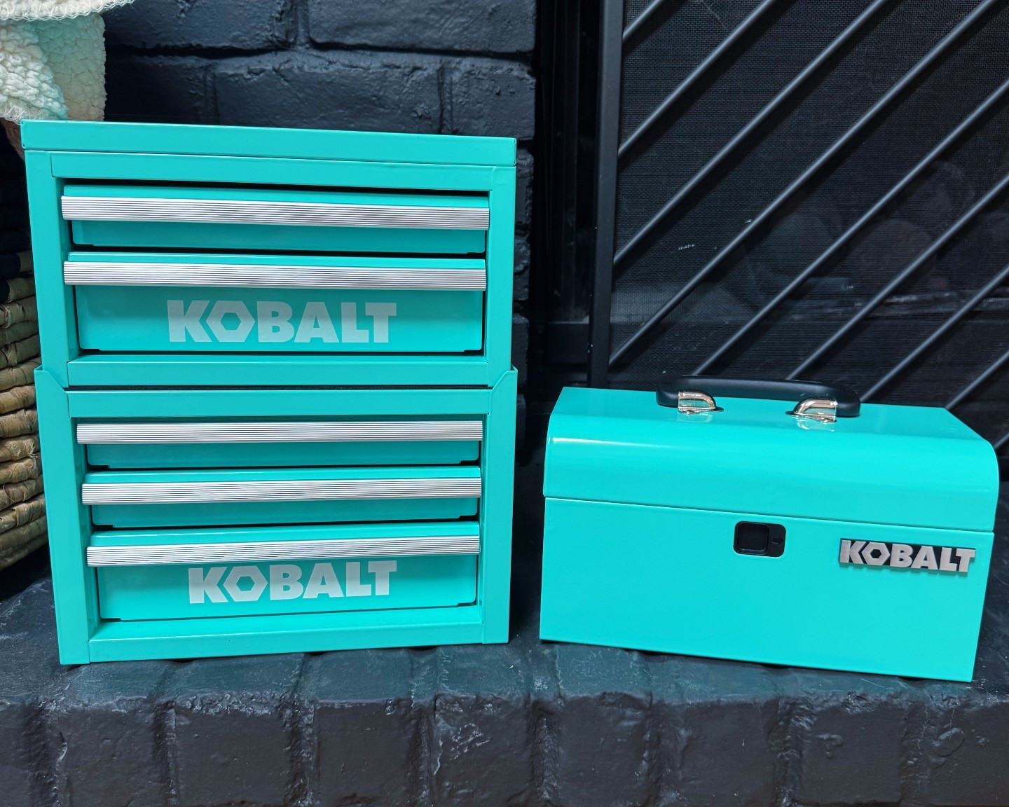Okay but seriously, could these tool boxes be any cuter?!? I am so obsessed!!! My set is finally complete! 😇🥰🙏

These little toolboxes are such a hit & they keep selling out, so hurry & grab yours in your favorite color while you still can! 🩵🩵🩵

#LTKHome #LTKFindsUnder50 #LTKGiftGuide