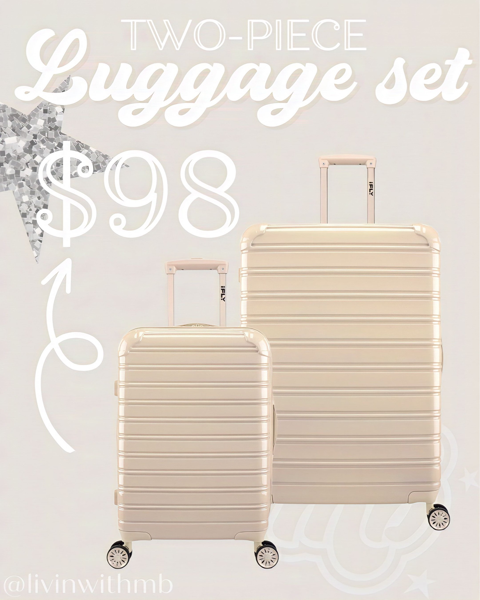 iFly two-piece luggage set on rollback at Walmart for only $98!

#LTKunder100 #LTKFind #LTKtravel