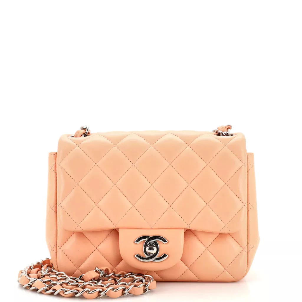 Chanel Quilted Mini Rectangular Flap Orange Clair Lambskin Gold Hardwa –  Coco Approved Studio