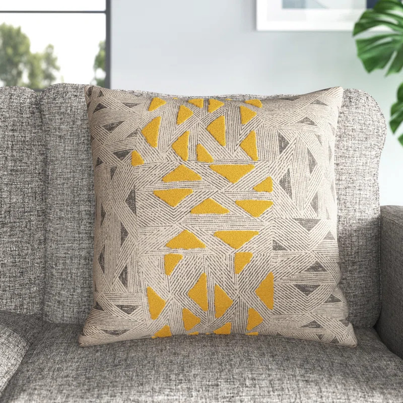 Dolliver Geometric Cotton Throw Pillow | Wayfair North America