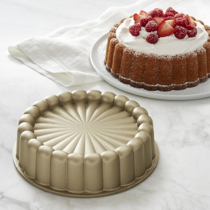 Nordic Ware Nonstick Cast Aluminum Charlotte Cake Pan | Williams-Sonoma