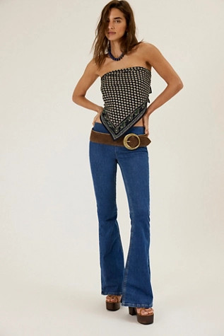 We The Free Penny Pull-On Flare Jeans | Free People (Global - UK&FR Excluded)