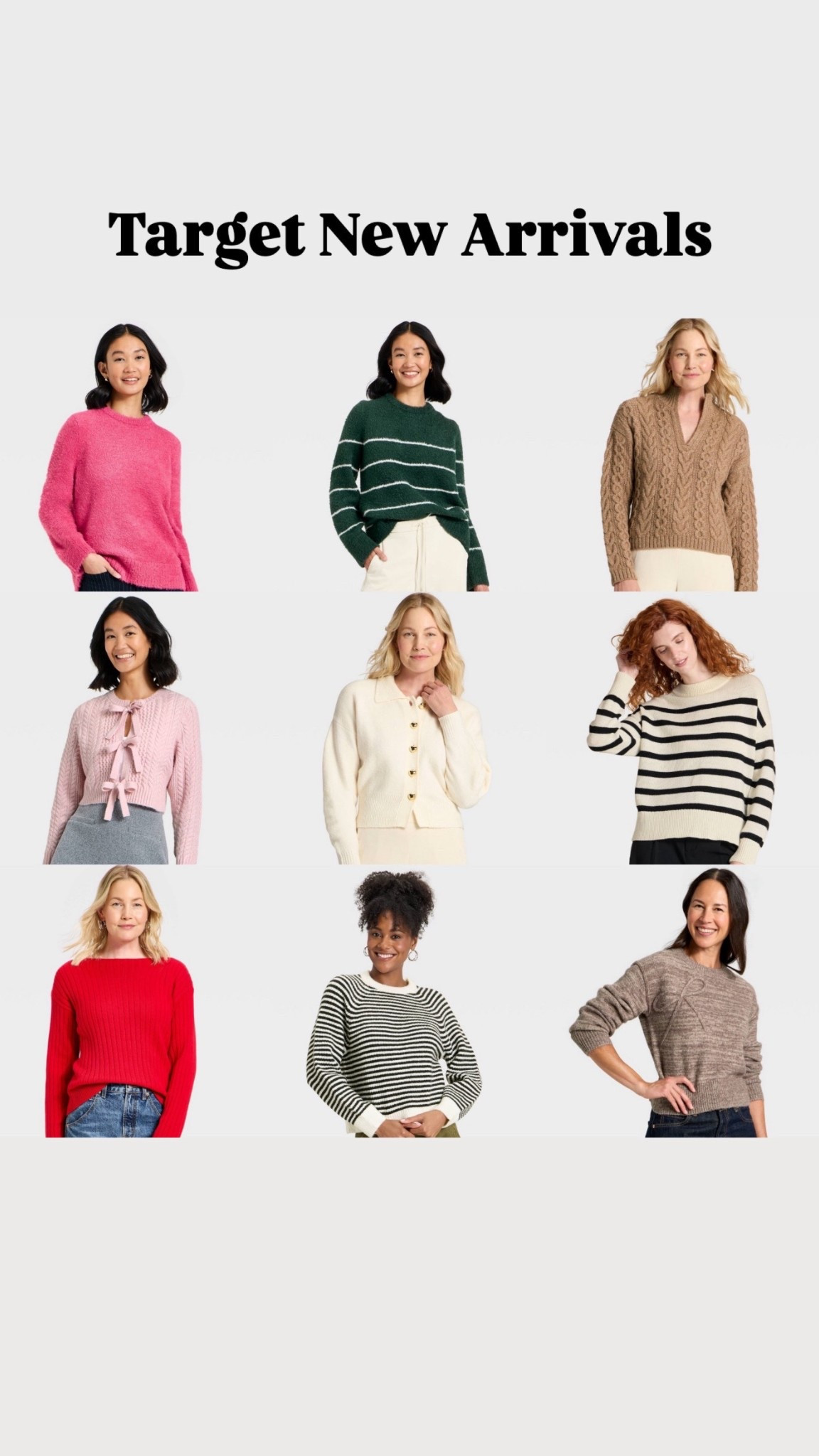Target new arrivals 
Sweaters

#LTKStyleTip #LTKHoliday #LTKFindsUnder50