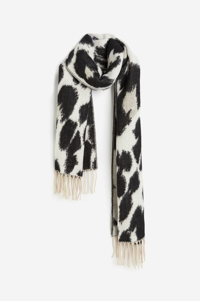 Jacquard-weave scarf | H&M (UK, MY, IN, SG, PH, TW, HK)