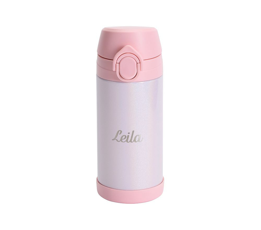 Mackenzie Reg Insulated Water Bottle Pink Shimmer | Pottery Barn Kids