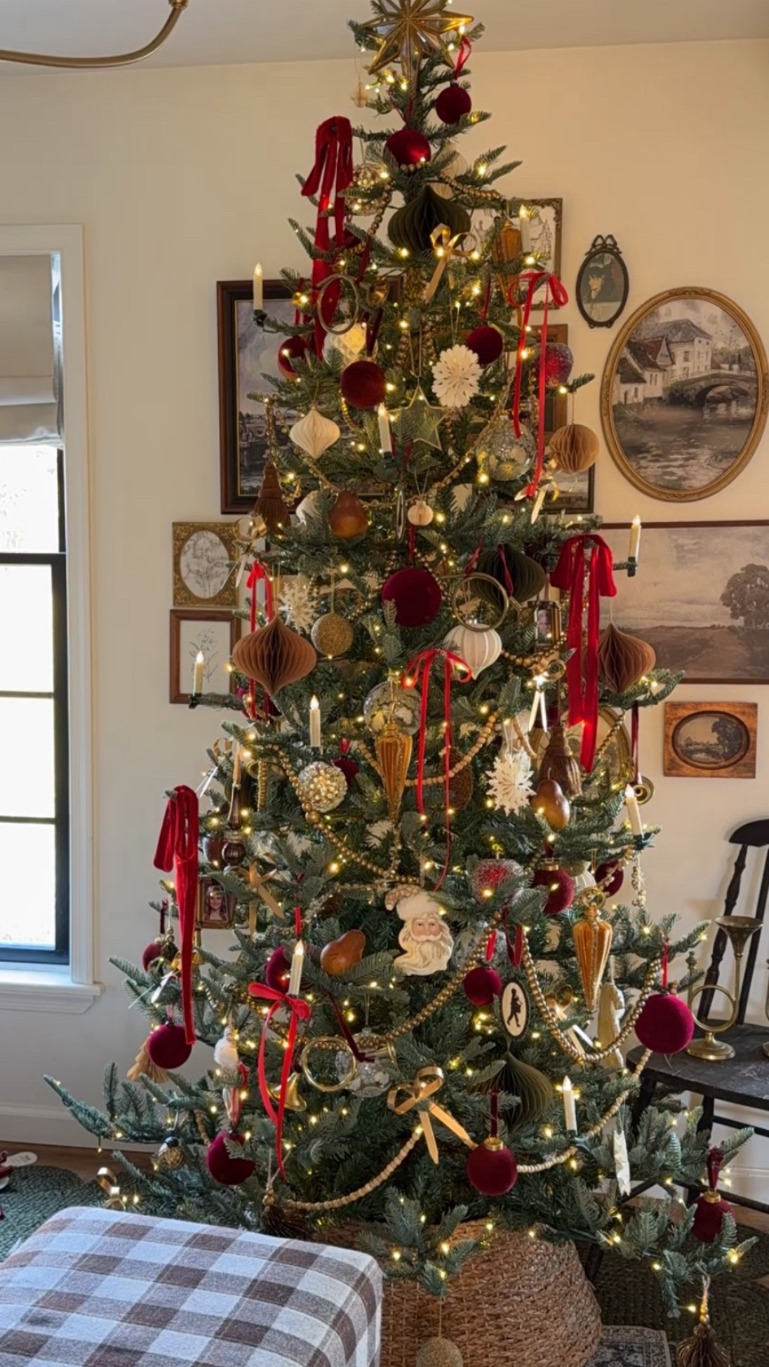 This years tree incorporates bring red, gold, and creams! Here are the links to some of these items. Other things have been thrifted/collected over the years!

#LTKHome #LTKHoliday #LTKSeasonal