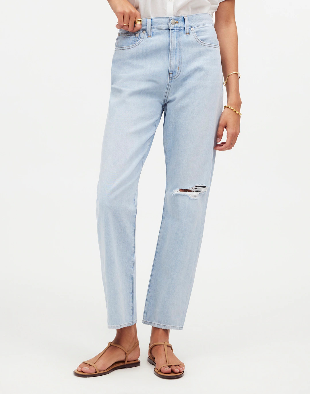 The '90s Straight Crop Jean | Madewell