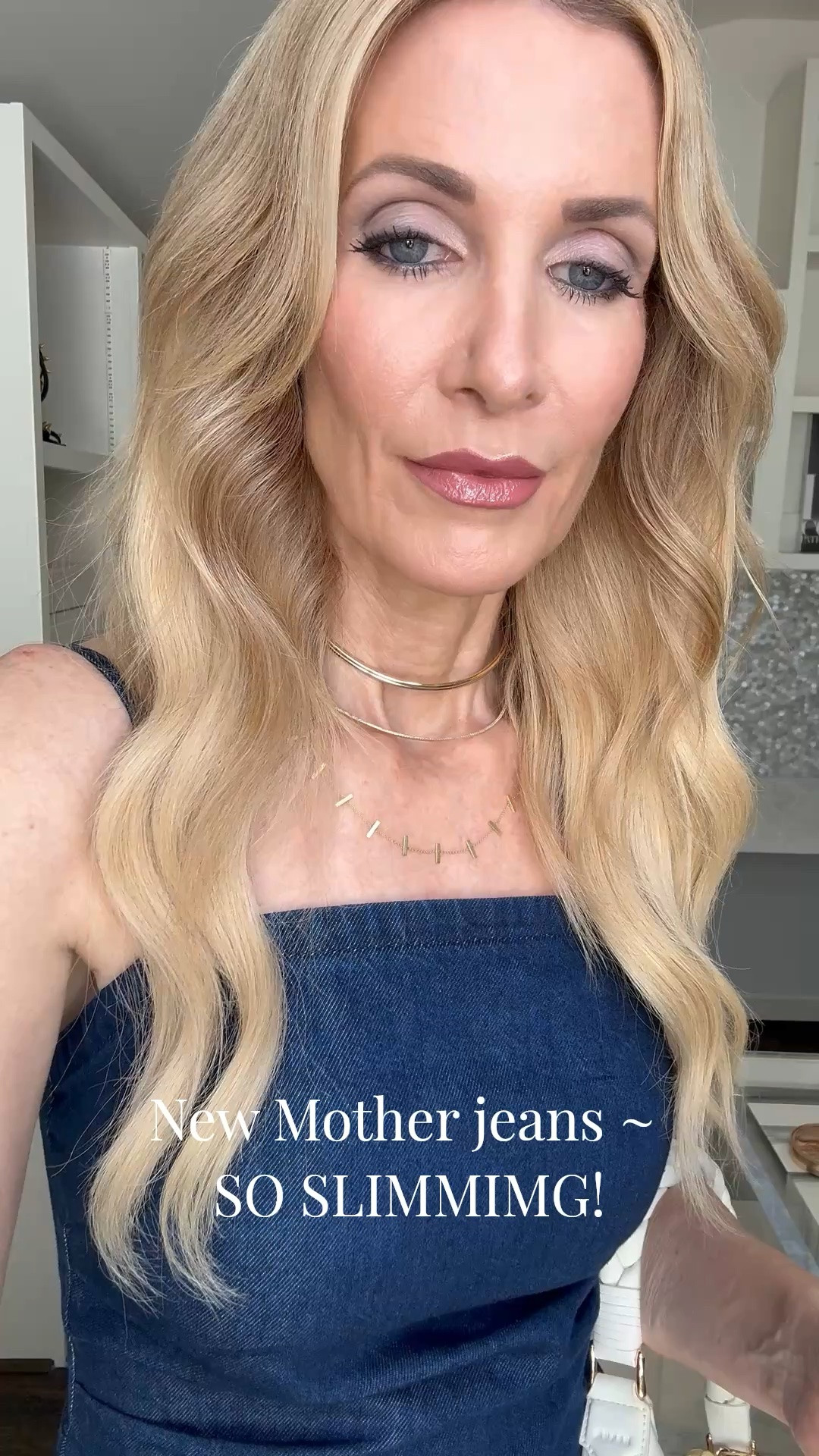 Best date night jeans ever — these high-waisted Mother jeans are SO flattering and truly give you legs for days ✨ Love the floor-skimming hemline with heels and this chic strapless Madewell top for a polished denim-on-denim look. Size 24 in jeans. #DateNightJeans #MotherDenim #LTKOver40
 

 #LTKootd #LTKSeasonal #LTKOver40