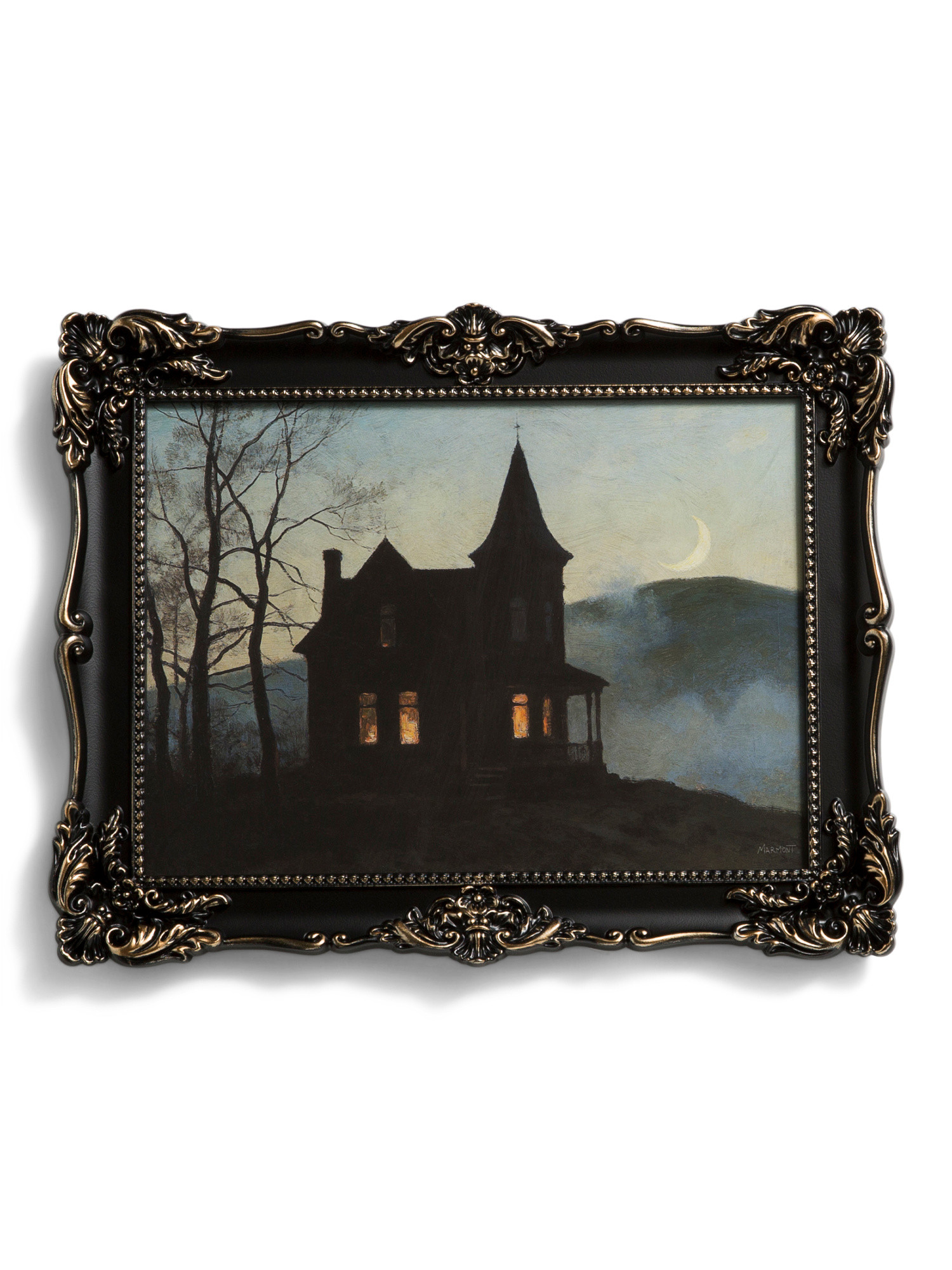 14x11 Spooky House Wall Art | TJ Maxx