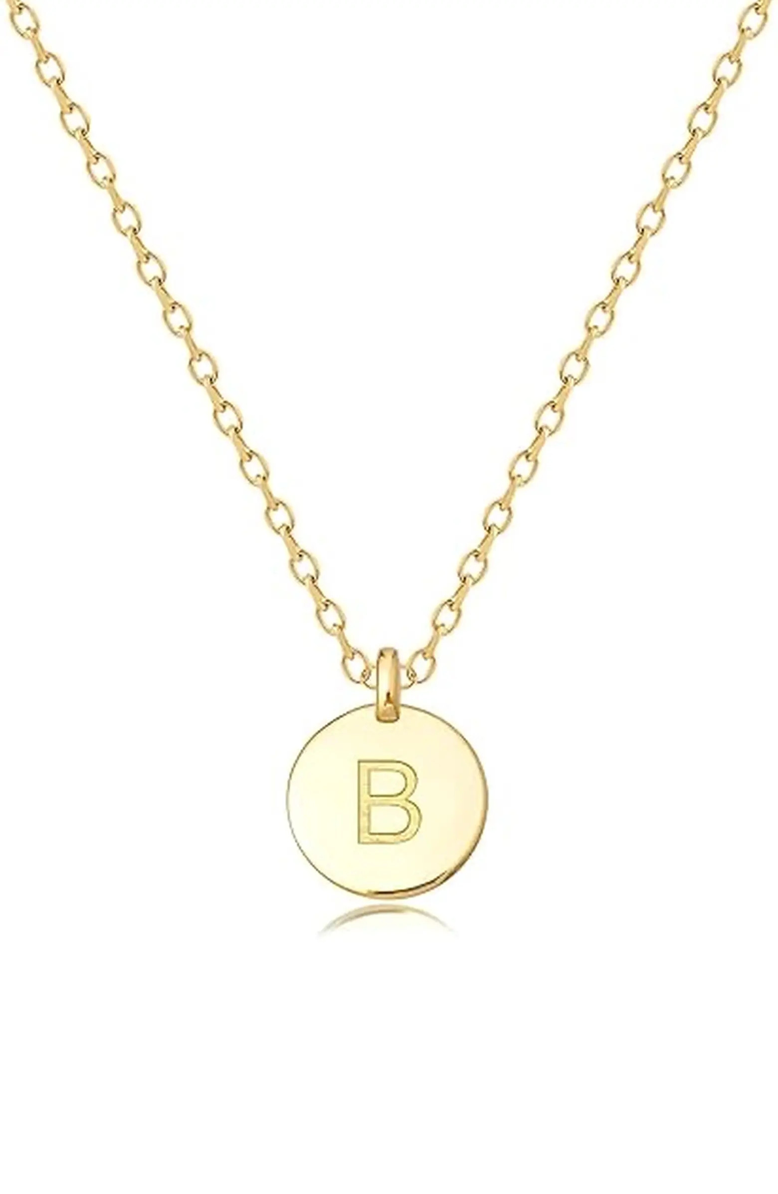 House of Frosted Initial Pendant Necklace | Nordstromrack | Nordstrom Rack