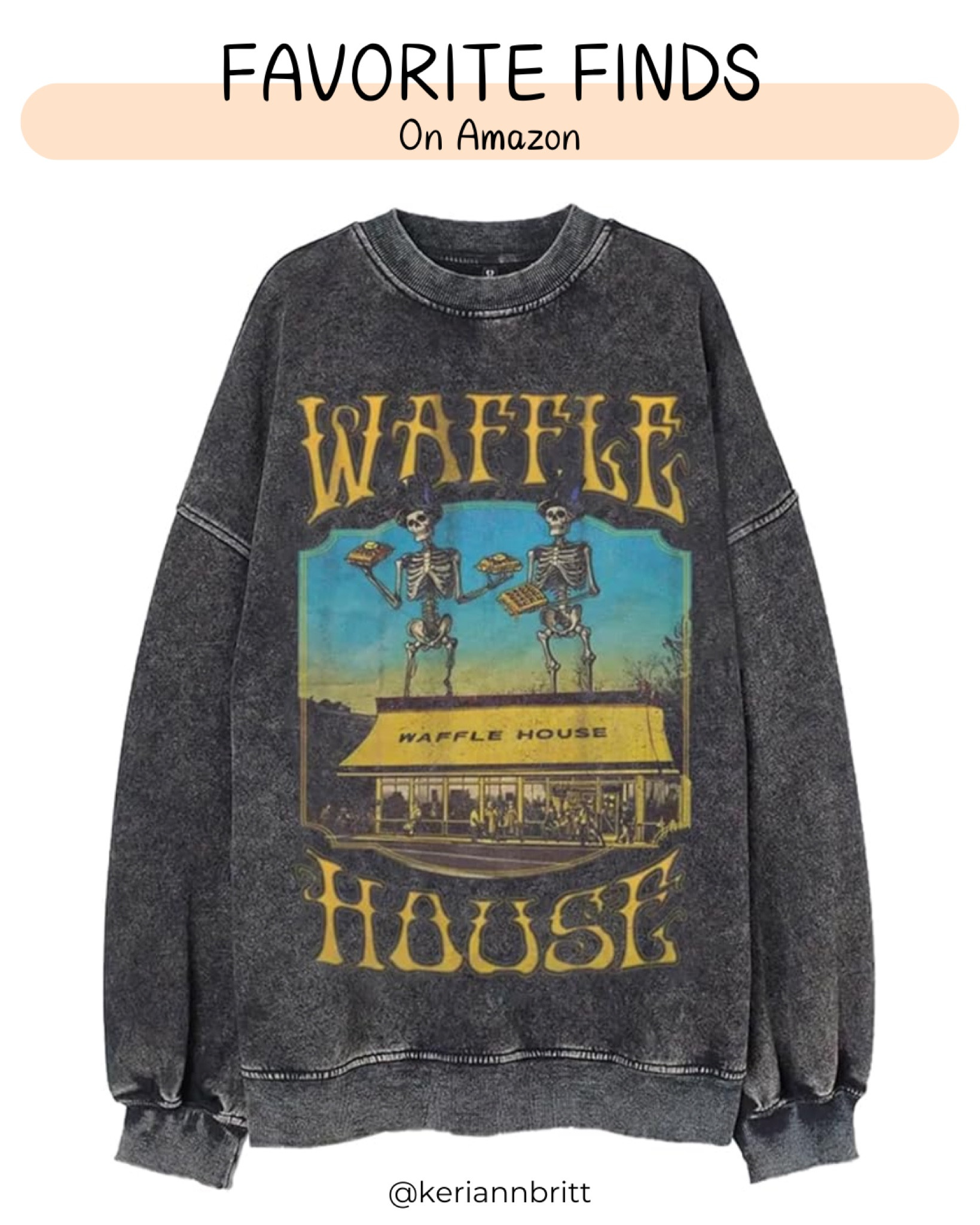 Vintage Waffle House Sweatshirt 

Distressed sweatshirt / Amazon fashion / Amazon find / women’s sweatshirt / oversized sweatshirt 

#LTKFindsUnder50 #LTKMidsize