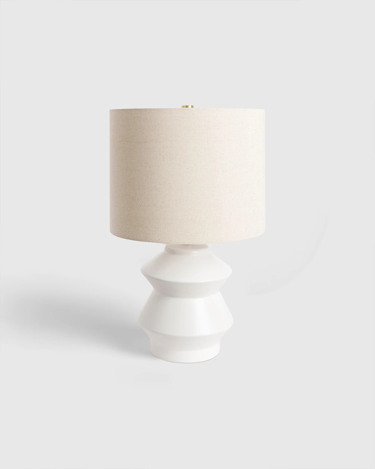 Geometric Ceramic Table Lamp | Quince