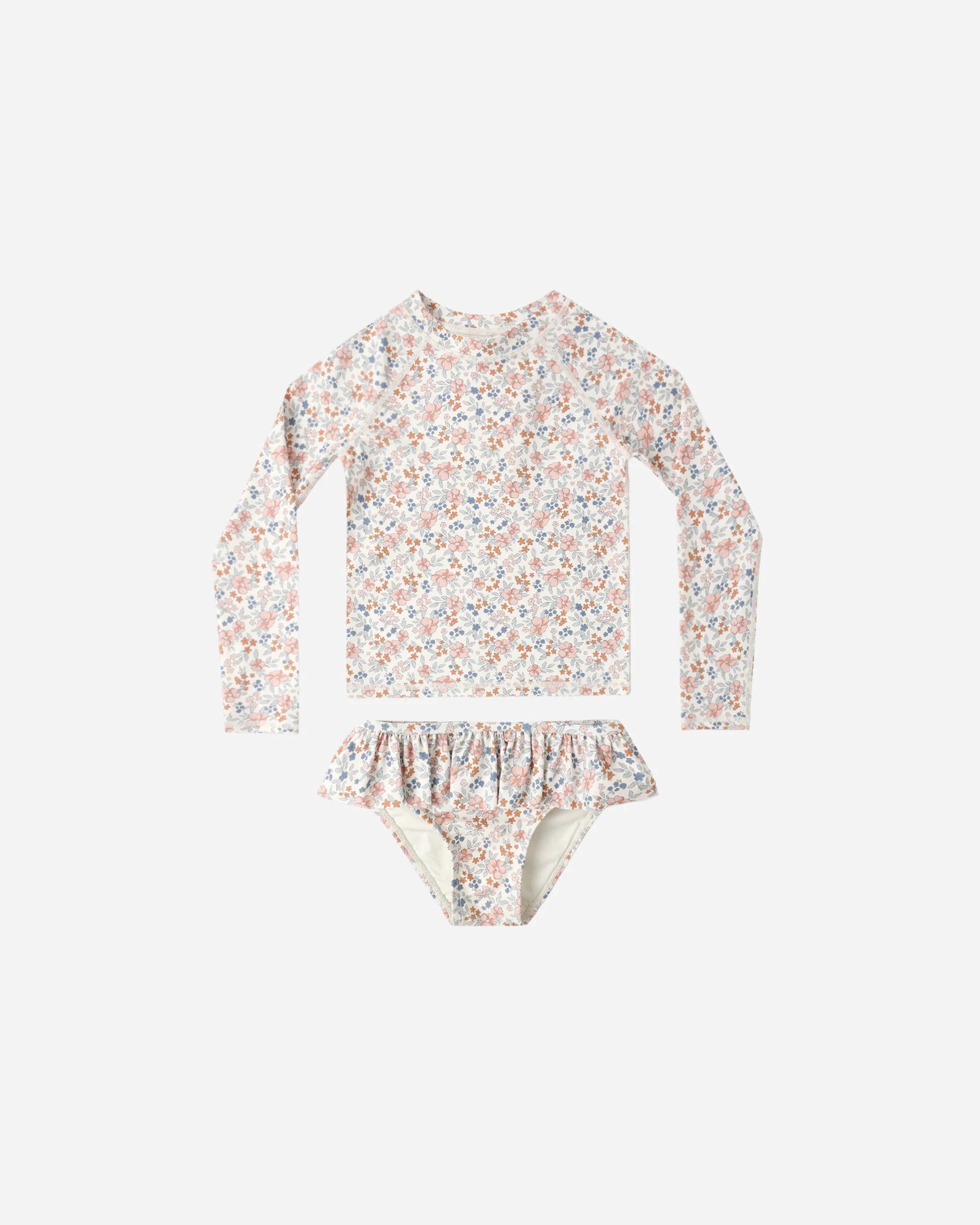Rashguard Girls Set Flower Fields | Rylee + Cru