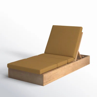 Fatima Wood Chaise Lounge Chair | Joss & Main