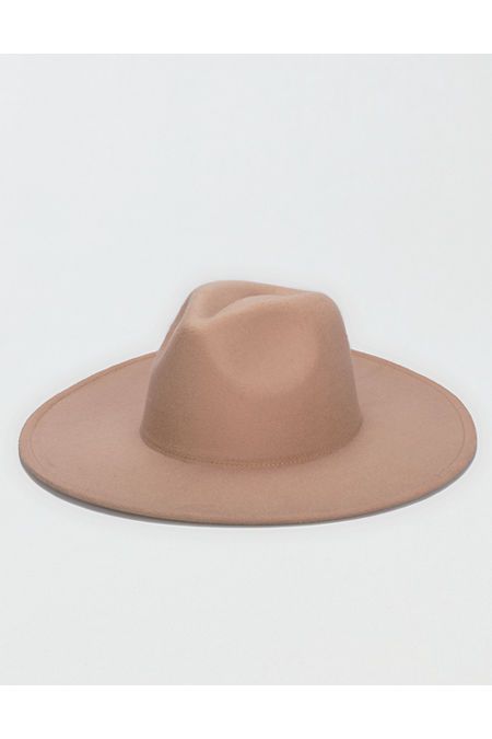 San Diego Hat Company Wide Brim Felt Hat Women's Natural One Size | American Eagle Outfitters (US & CA)