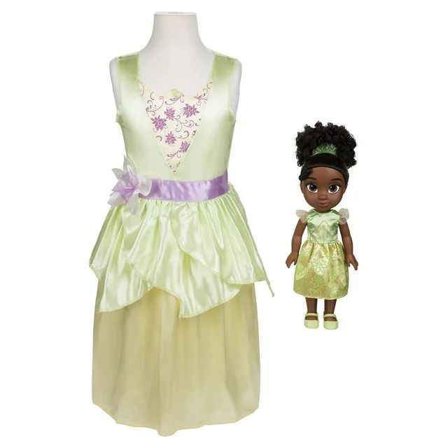 Disney Princess My Friend Tiana Doll with Child Size Dress Gift Set | Walmart (US)