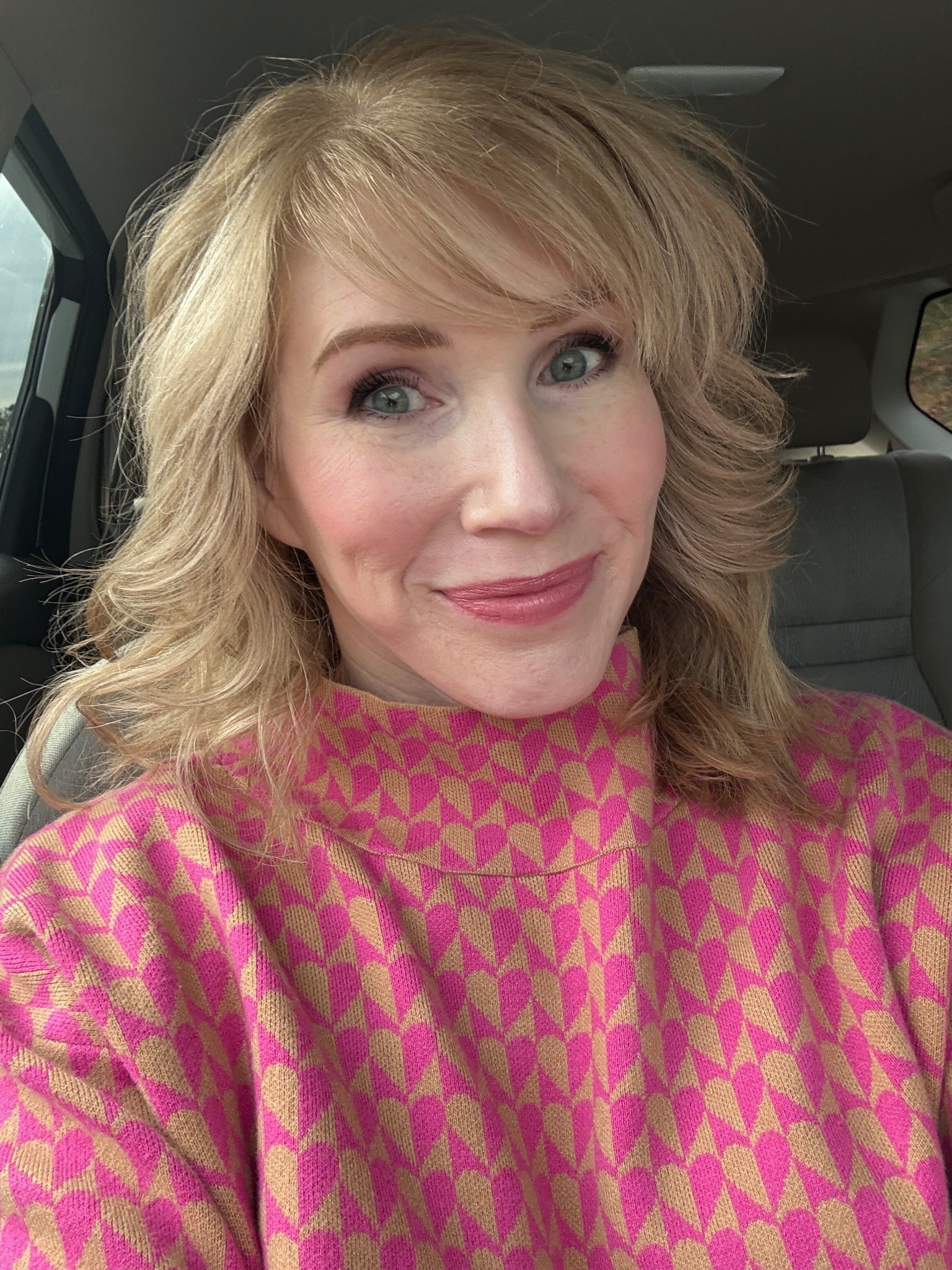 Visiting  my newly found family in Massachusetts. Wearing all my sweaters to keep warm!  Anthro has been my go to this season! #anthropologie 

#LTKOver40 #LTKootd #LTKMidsize