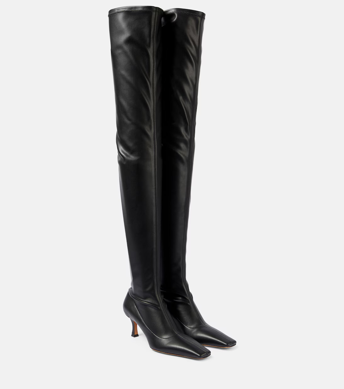 Faux leather over-the-knee boots | Mytheresa (US/CA)