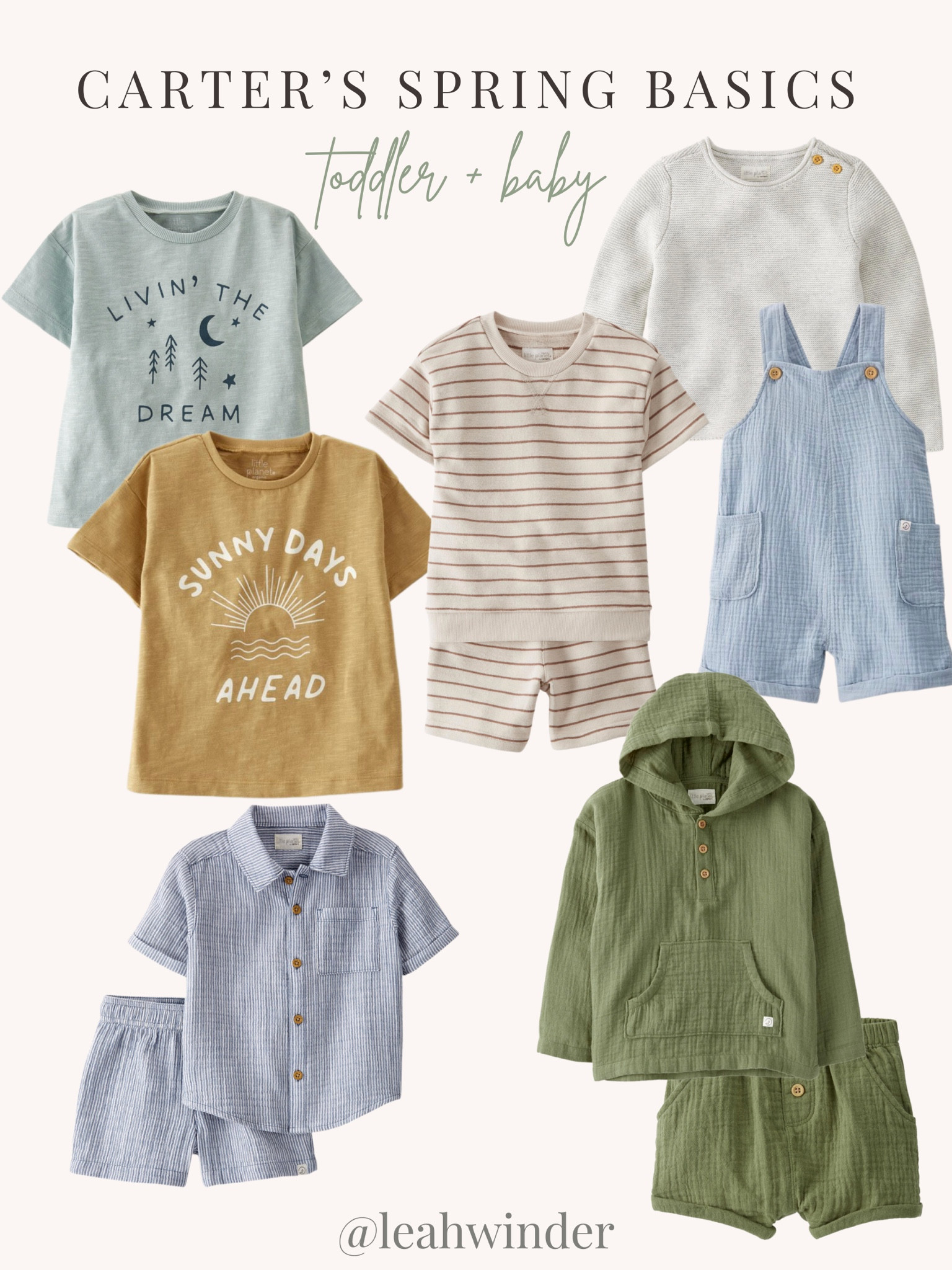 Spring outfit essentials for toddler + baby from Carter’s Little Planet. 

#LTKSeasonal #LTKbaby #LTKkids