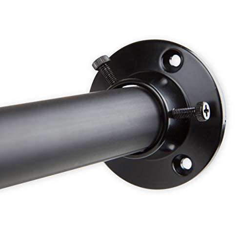 Rod Desyne C-1943-DP100-282 1" Adjustable Closet Rod with Socket Set, 28-48", Black | Amazon (US)