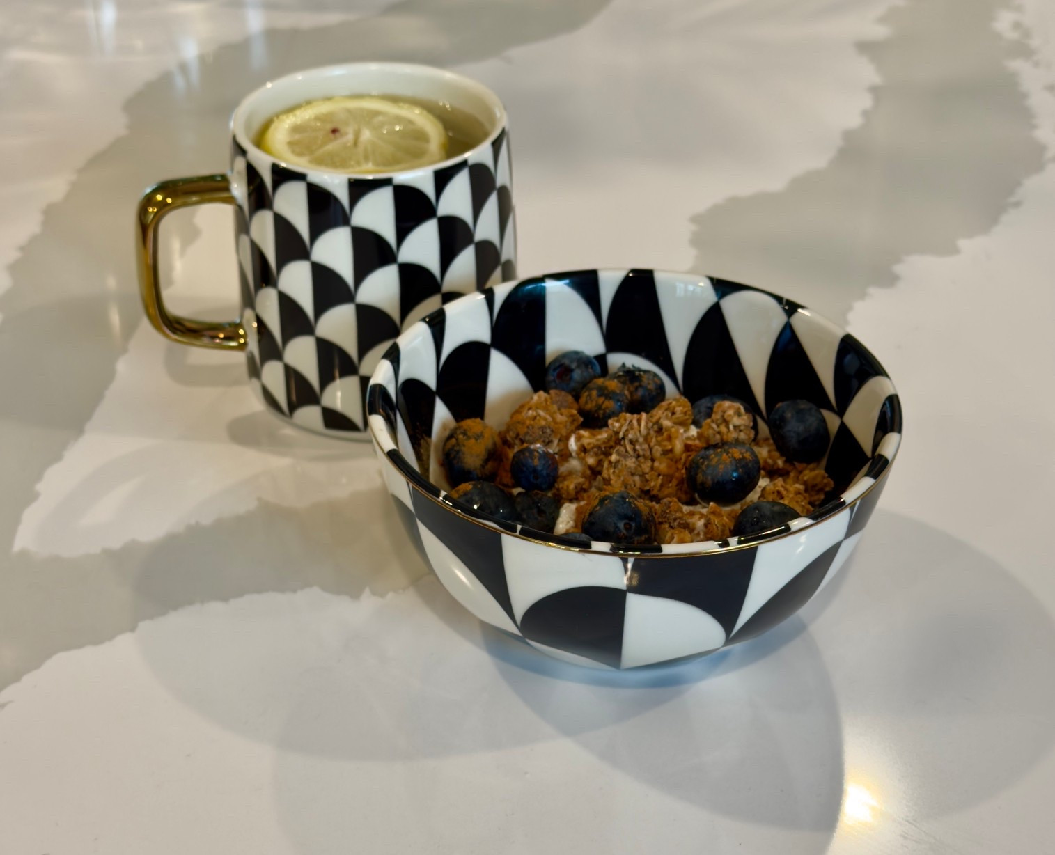 MacKenzie Childs mug & plate dupes! #homedecor #designerdupe #kitchendecor 

#LTKHome