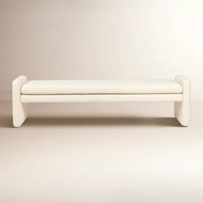Geordi 70" Boucle Bench | Wayfair North America