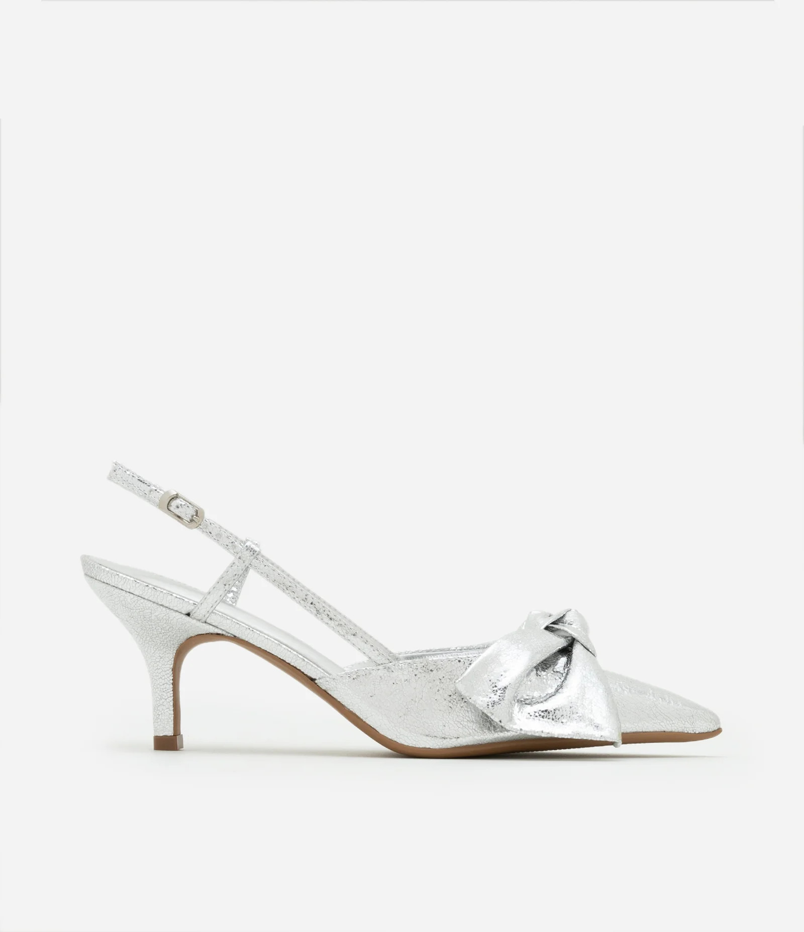 Sapato Scarpin Slingback com Laço Aplicado Vermelho - Lojas Renner | Renner (BR)