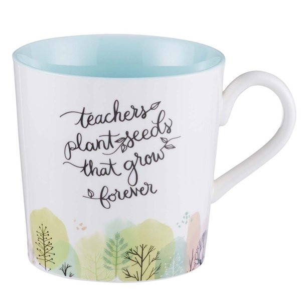 Teachers Plant the Seeds That Grow Forever Coffee Mug, Encouraging Coffee Cup for Mentors/Educato... | Walmart (US)